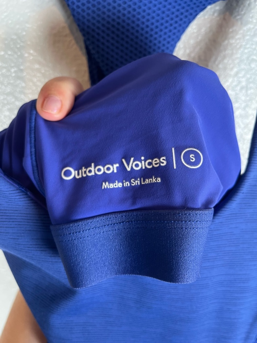 Outdoor Voices Doing Things Racerback Dress with Built-In Shorts and Bra SM - Picture 9 of 12